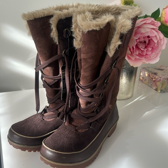 Sorel Shoes - NEW Sorel Tivoli II Women’s Brown Suede Waterproof Boots US 9